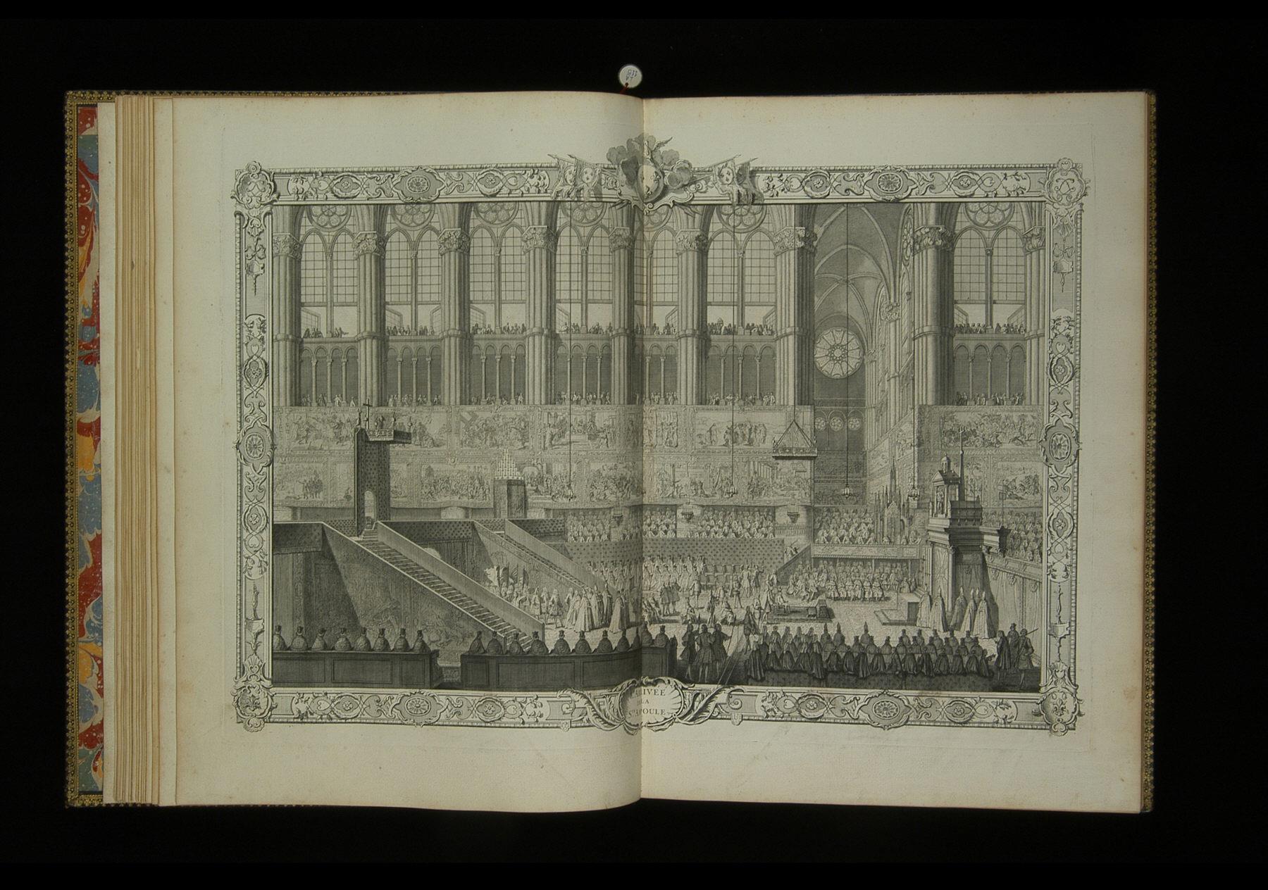 Le Sacre de Louis XV, Roy de France et de Navarre dans l'Église de Reims, Le Dimanche XXV Octobre MDCCXXII