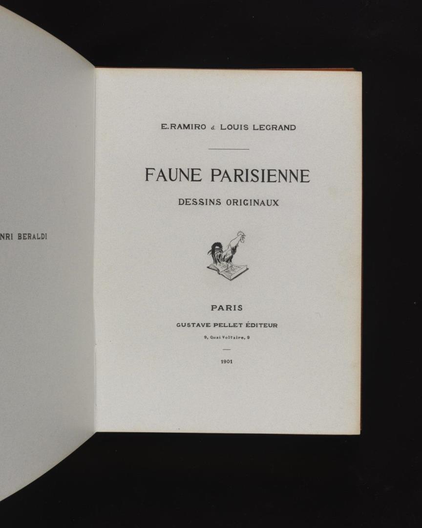 Faune parisienne. Dessins originaux de Louis Legrand pour l'édition de Gustave Pellet, Paris, 1901