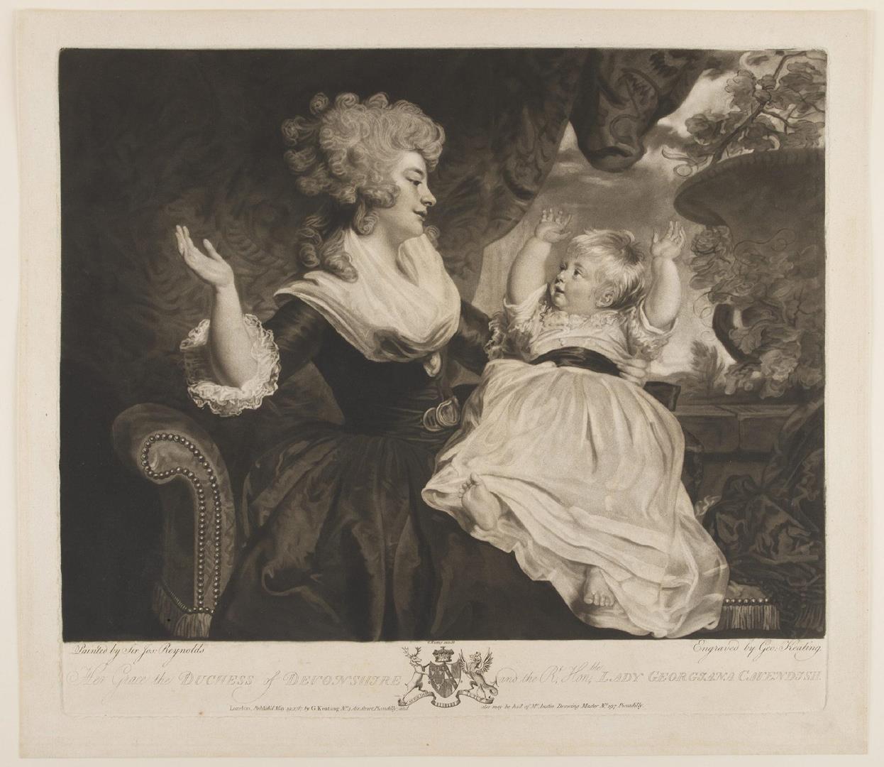Georgiana, Duchess of Devonshire and her daughter