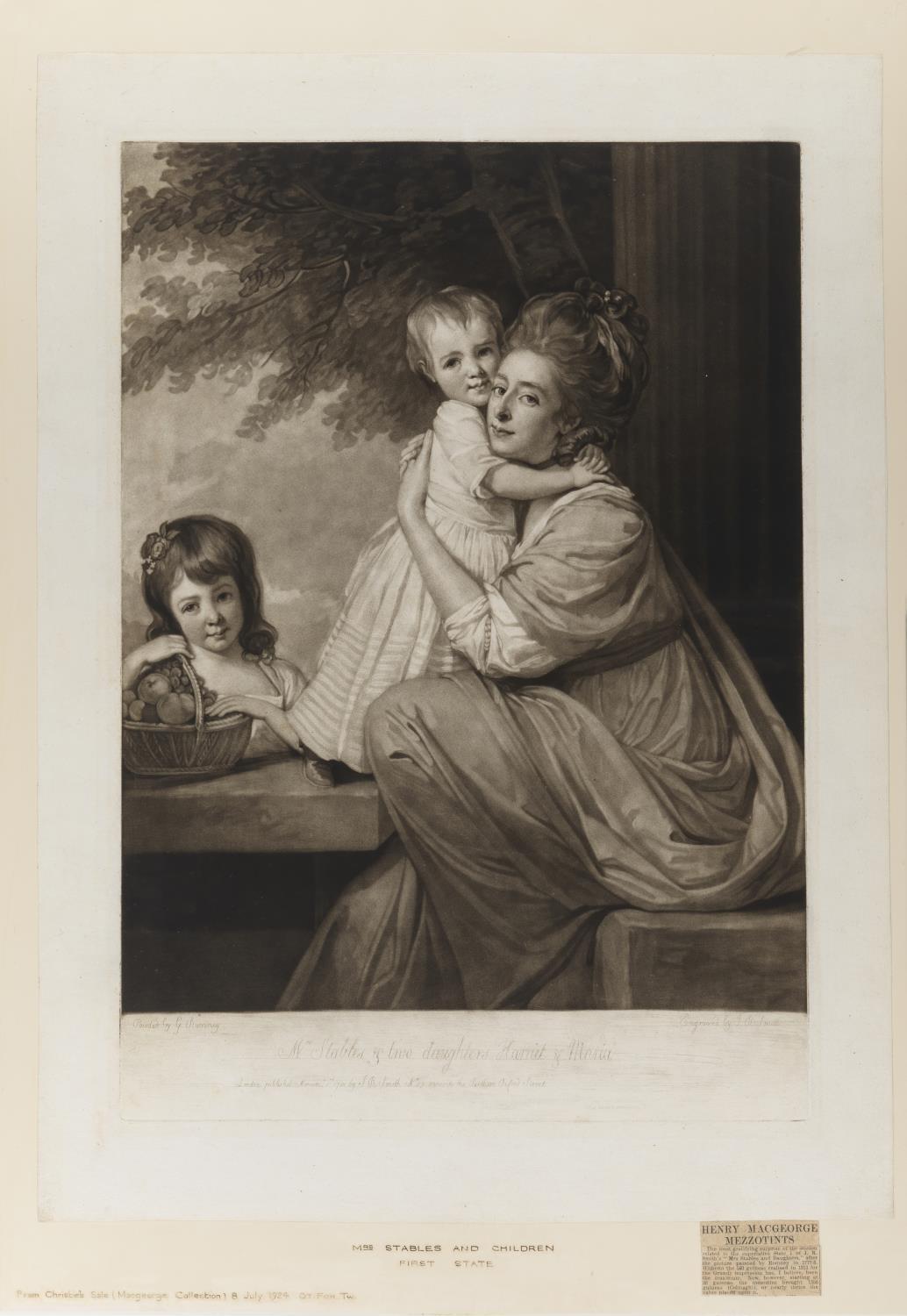 Mrs. Stables and Daughters Harriet and Maria