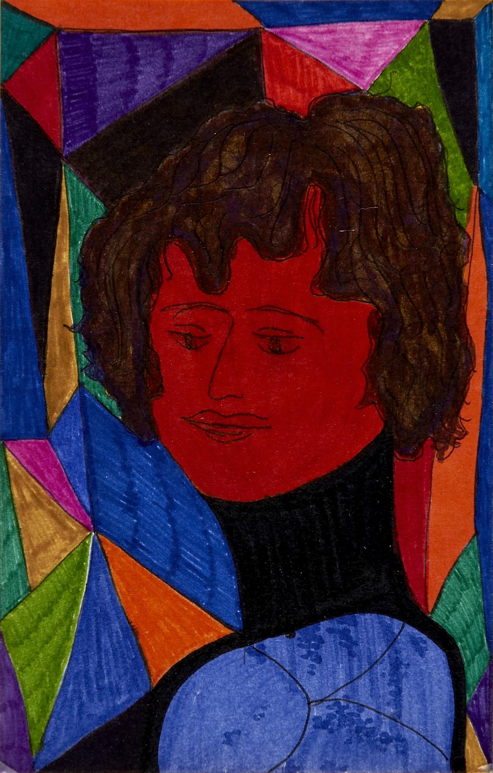 Portrait of Someone I Saw - 71 (à la Matisse)