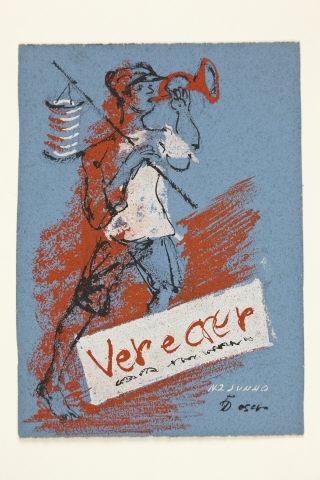 Maquette para a capa da revista "Ver e Crer"