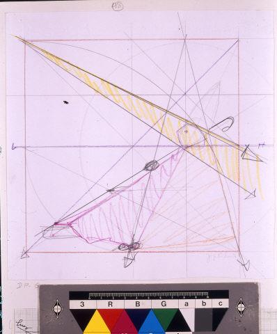 Estudo para o quadro "O Bispo Vermelho"