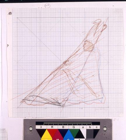 Estudo para o quadro "O Bispo Vermelho"