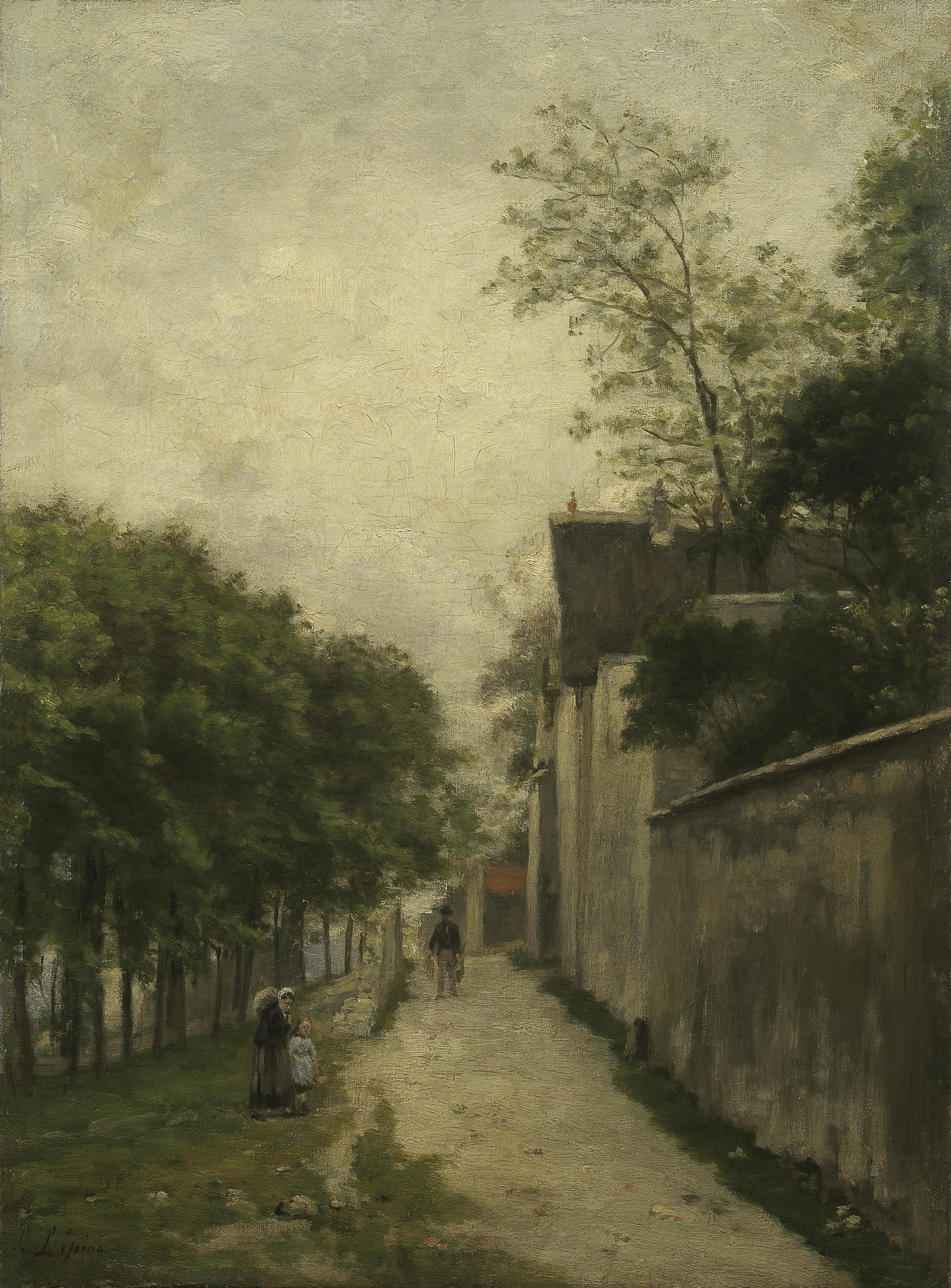 A Rua Saint-Vincent em Montmartre