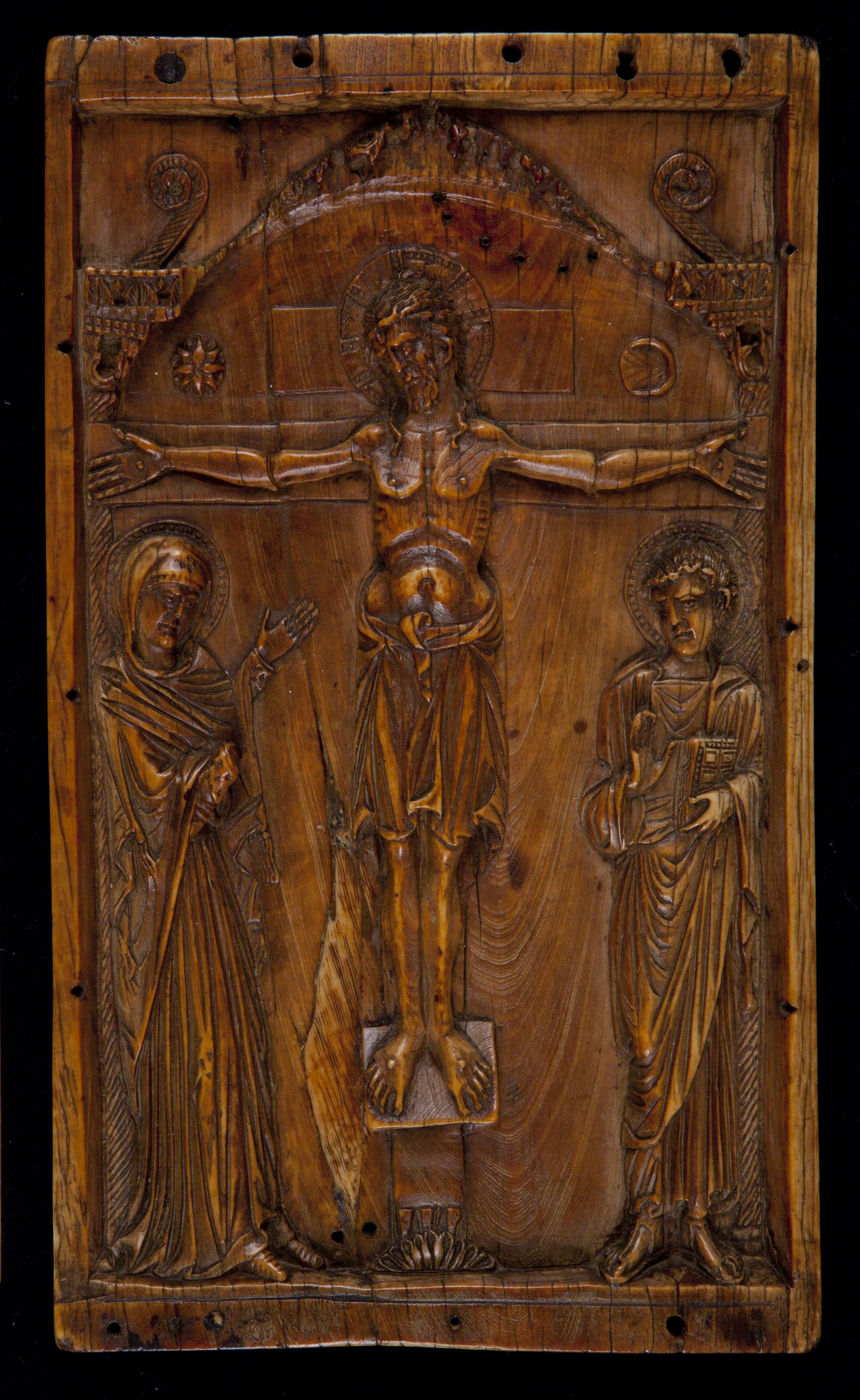 Placa com Crucifixão