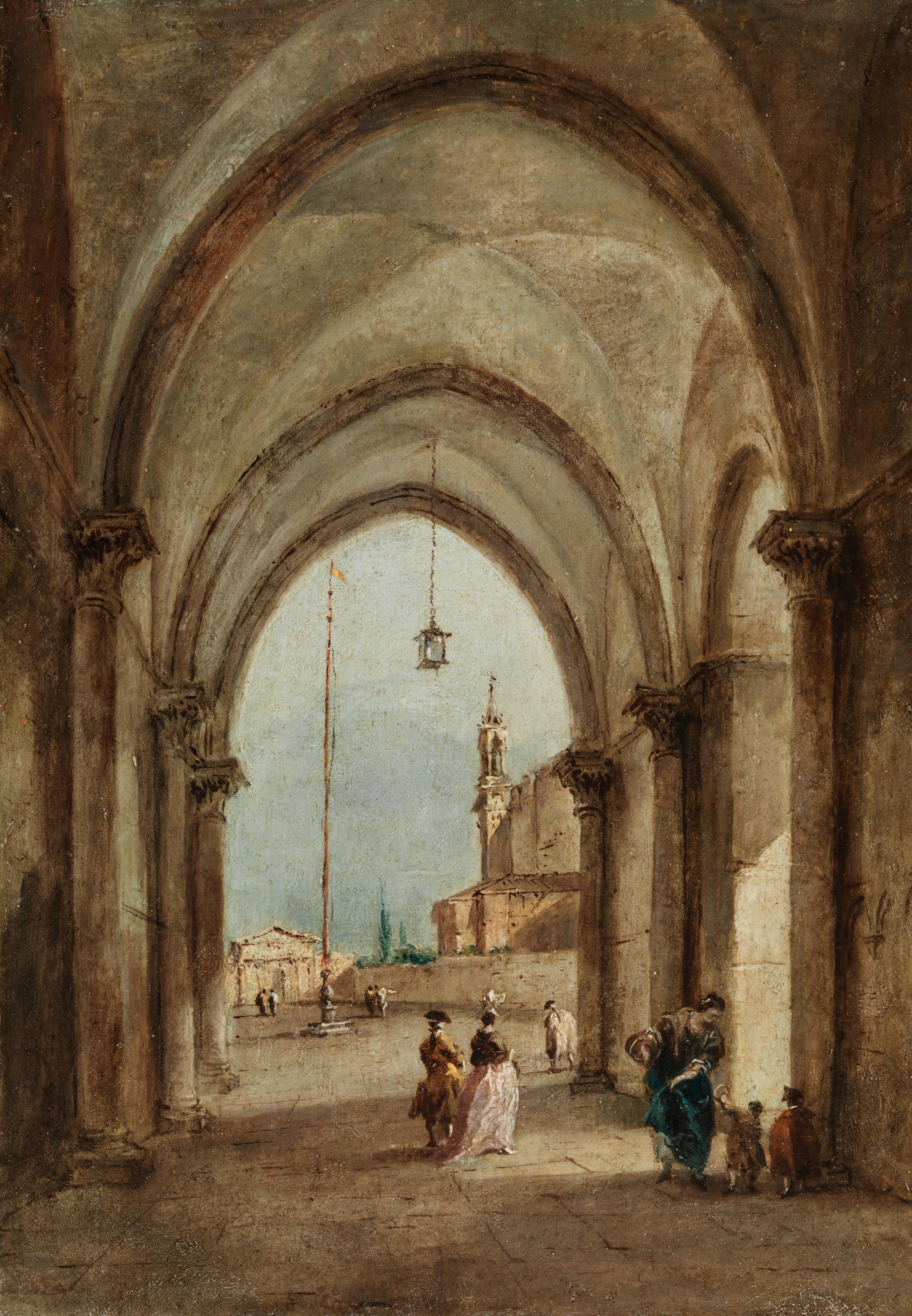Pórtico com Figuras