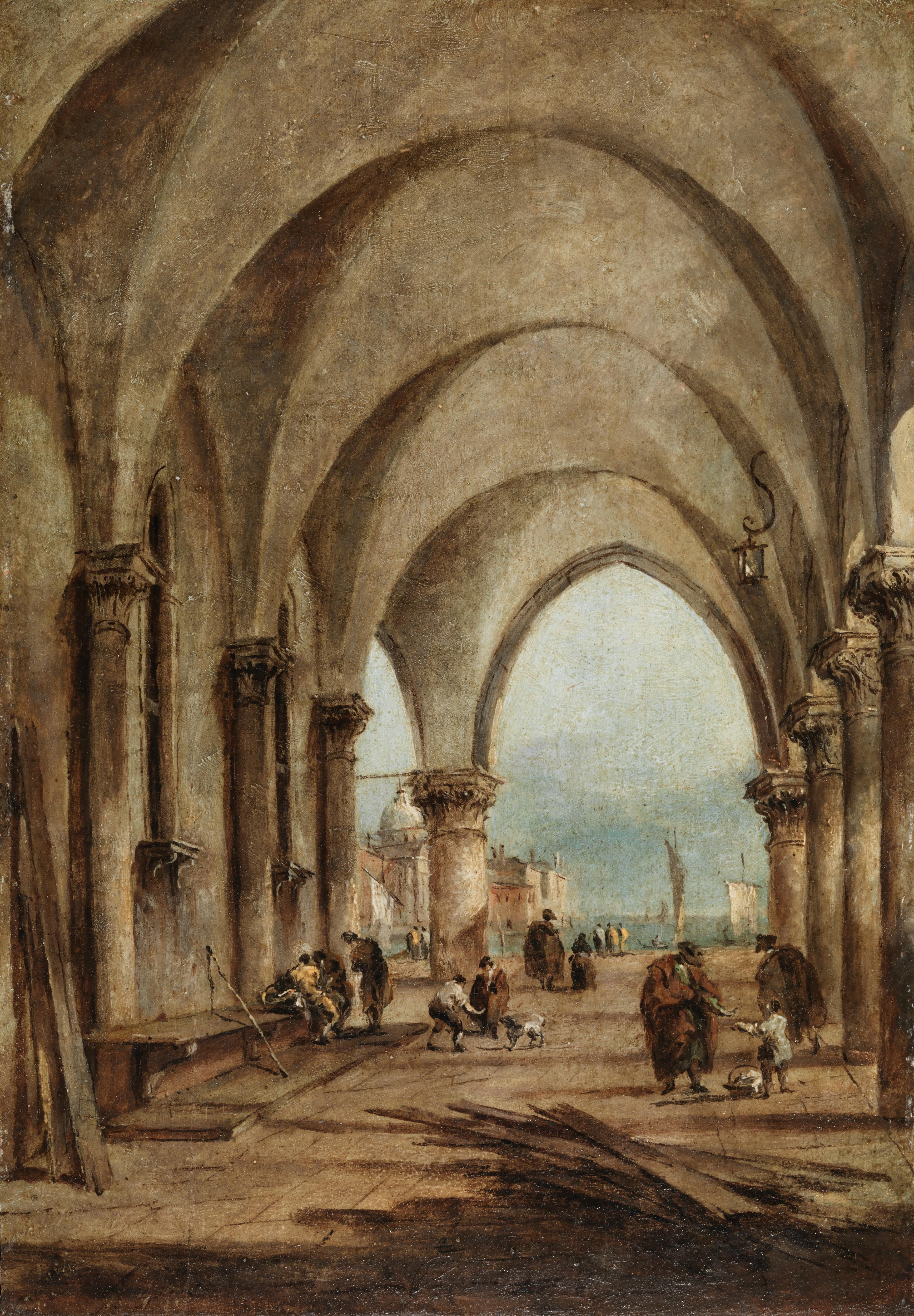 O Pórtico do Palácio Ducal