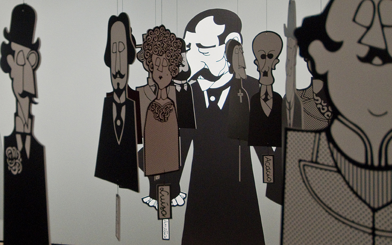 Aspeto da Exposição Tudo o que tenho no saco. Eça e Os Maias