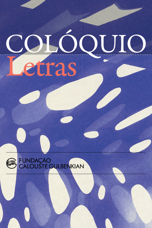 Revista Colóquio/Letras, n.º 202, setembro/janeiro. A capa é da autoria de Lourdes Castro.