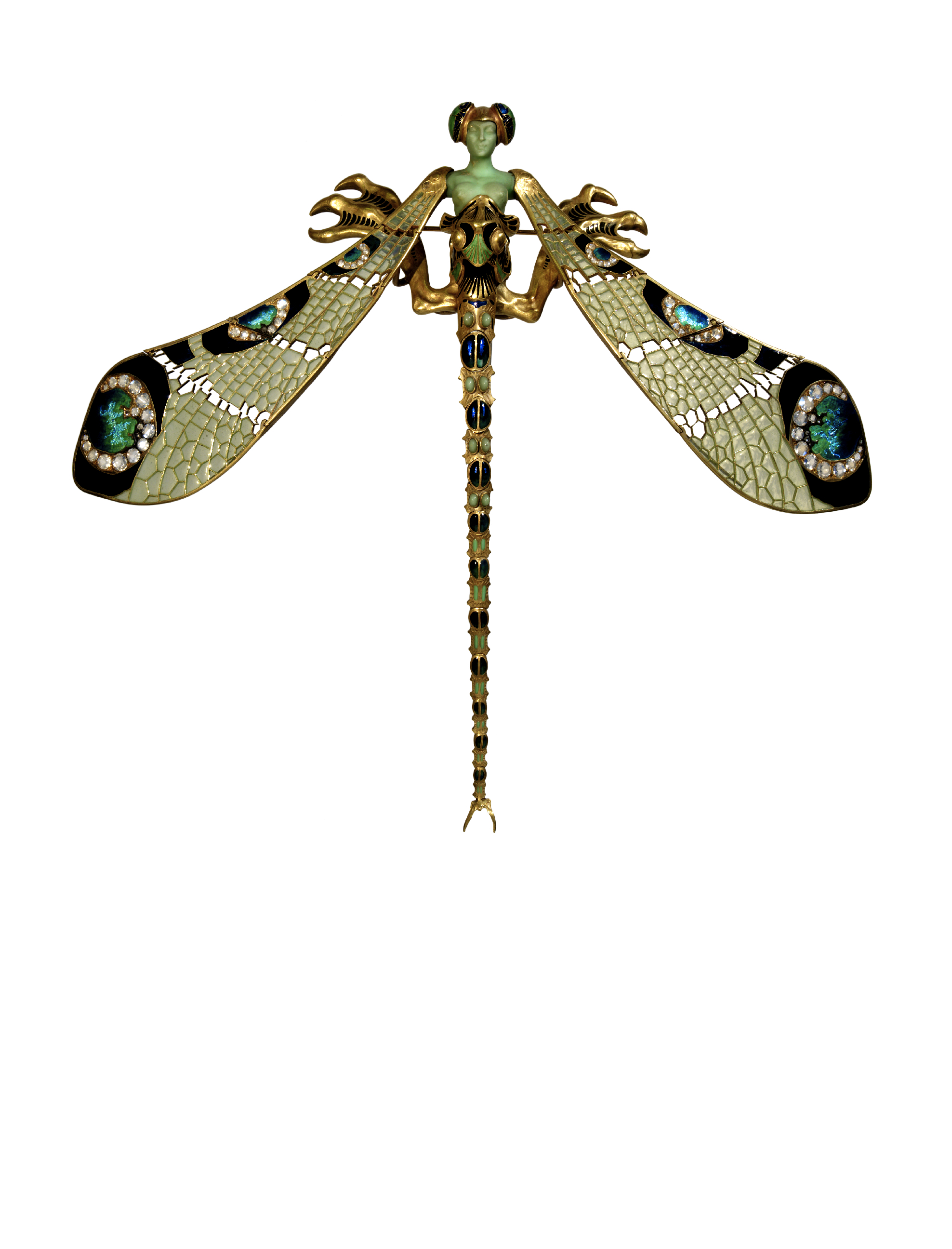 Dragonfly-woman&#39; corsage ornament | Museu Calouste Gulbenkian